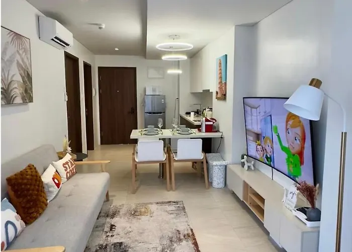 Fully Furnished 1br Inside Tambuli -resort Living Tower F - 11th Floor 3*