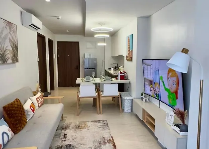 Fully Furnished 1br Inside Tambuli -resort Living Tower F - 11th Floor 3*